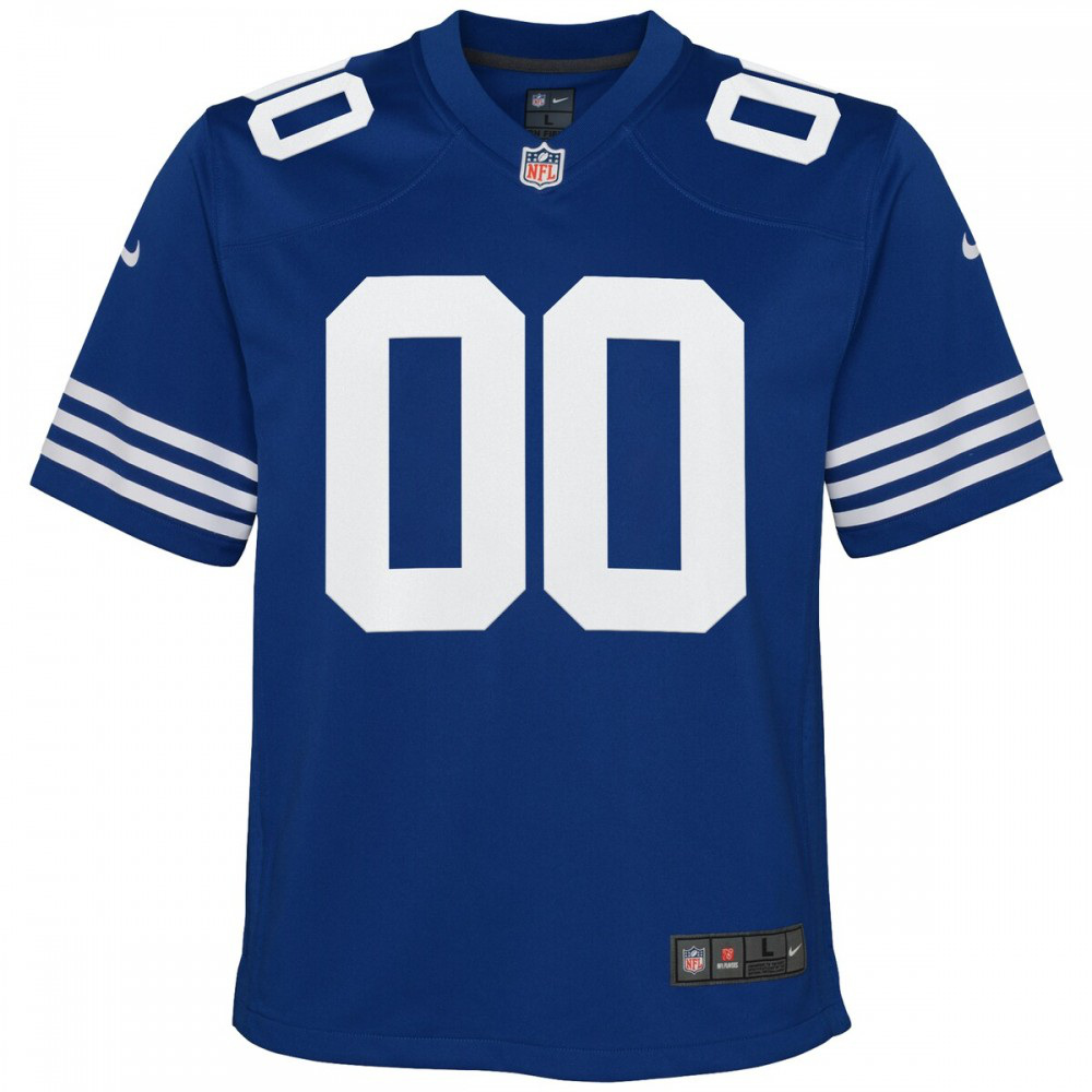 Indianapolis Colts Nike Youth Alternate Custom Game Jersey - Royal-Profan Arena